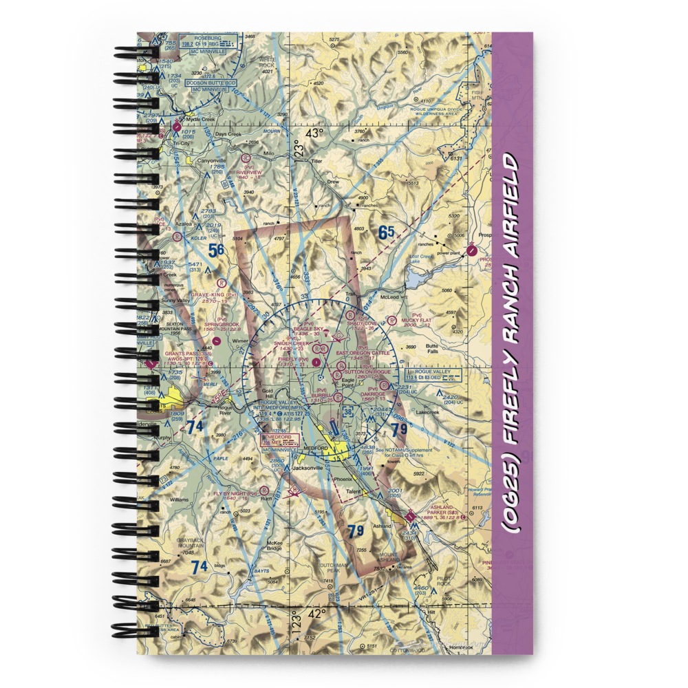 Firefly Ranch Airfield (OG25) VFR Sectional Notebook 