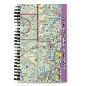 Poverty Hollow Airport (OG23) VFR Sectional Notebook