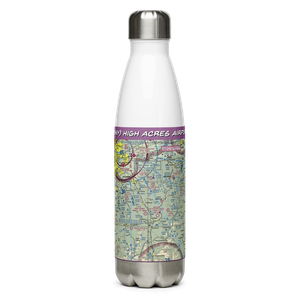 High Acres Airport (85NY) VFR Sectional Water Bottle