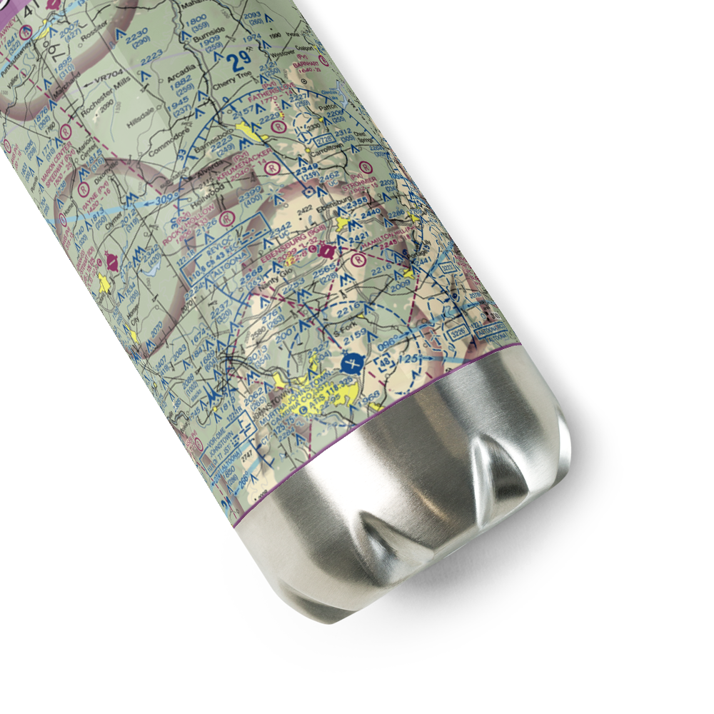 Krumenacker Airport (85PA) VFR Sectional Water Bottle 