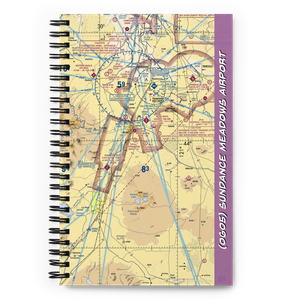 Sundance Meadows Airport (OG05) VFR Sectional Notebook