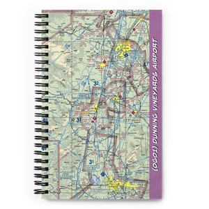 Dunning Vineyards Airport (OG01) VFR Sectional Notebook