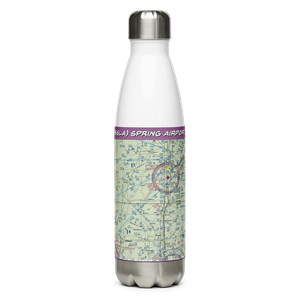 Spring Airport (86LA) VFR Sectional Water Bottle