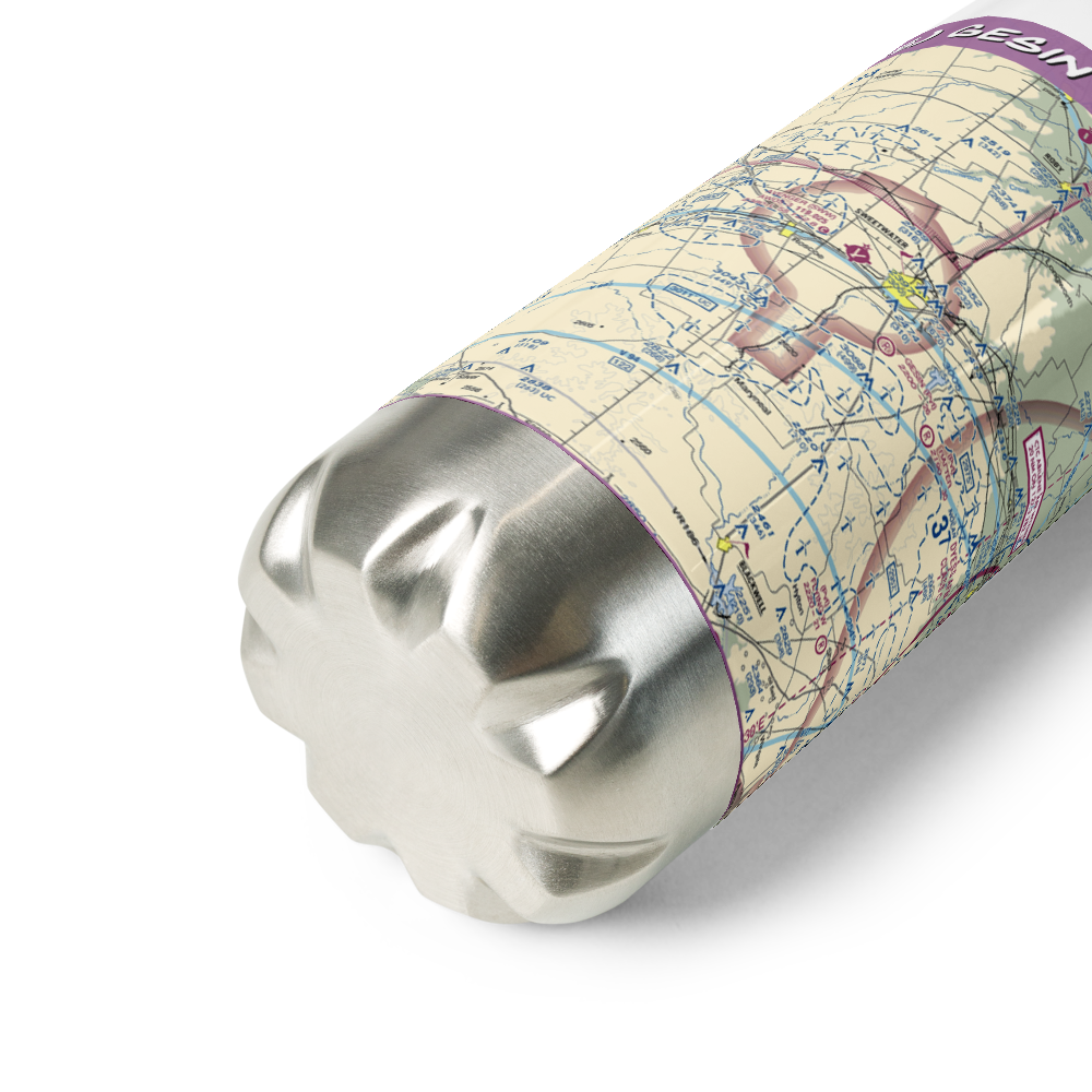 Gesin Ranches Airport (86XS) VFR Sectional Water Bottle 
