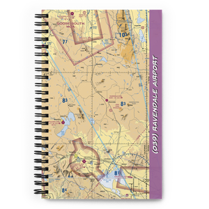 Ravendale Airport (O39) VFR Sectional Notebook