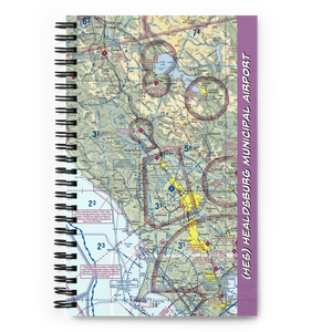 Healdsburg Municipal Airport (HES) VFR Sectional Notebook
