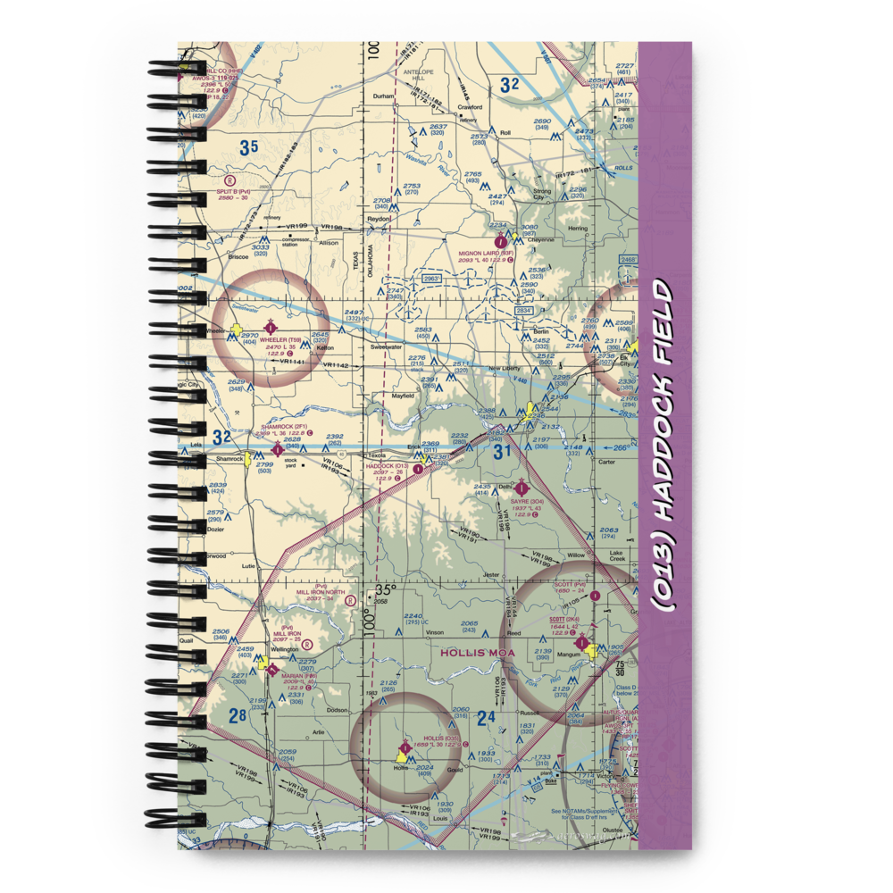 Haddock Field (O13) VFR Sectional Notebook 
