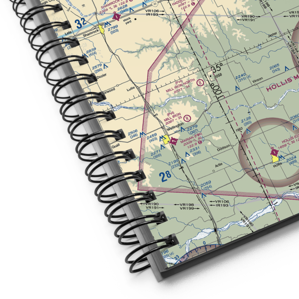 Haddock Field (O13) VFR Sectional Notebook 