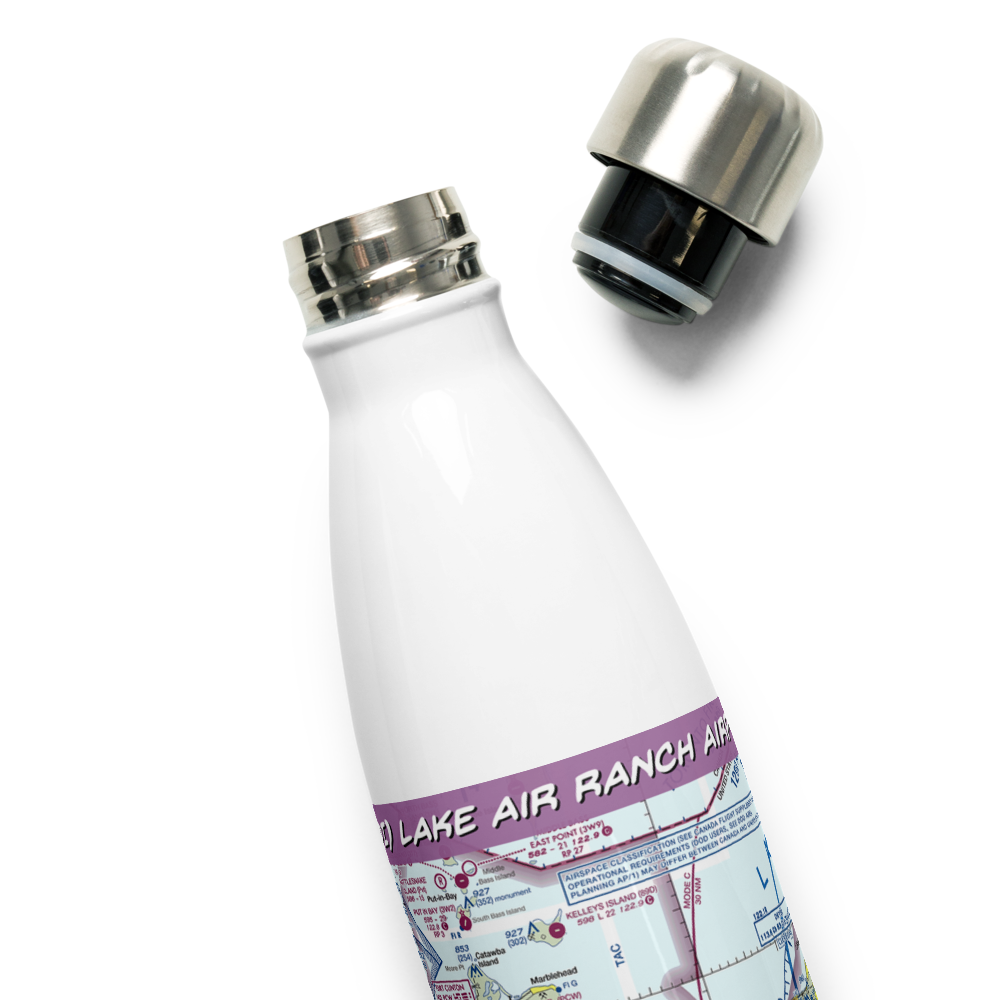 Lake Air Ranch Airport (87OI) VFR Sectional Water Bottle 