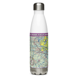 Rose Field Airport (87TE) VFR Sectional Water Bottle