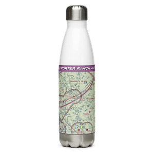 Porter Ranch Airport (87TX) VFR Sectional Water Bottle