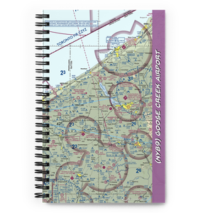 Goose Creek Airport (NY89) VFR Sectional Notebook