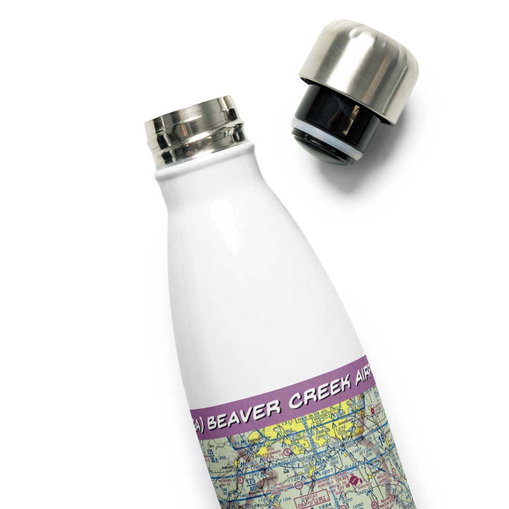 Beaver Creek Airport (88GA) VFR Sectional Water Bottle 