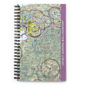 Aurora Balloonport (NY80) VFR Sectional Notebook