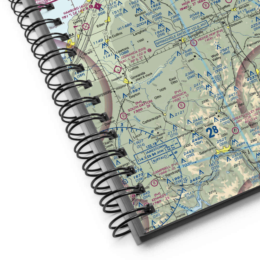 Aurora Balloonport (NY80) VFR Sectional Notebook 
