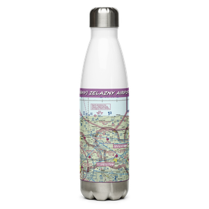 Zelazny Airport (88NY) VFR Sectional Water Bottle