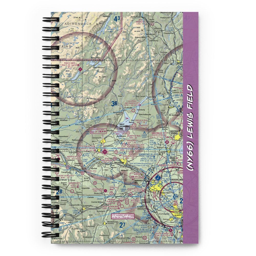 Lewis Field (NY66) VFR Sectional Notebook 