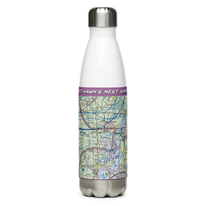 Hawk's Nest Airport (88VT) VFR Sectional Water Bottle