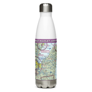 Nicolet Airport (88WI) VFR Sectional Water Bottle