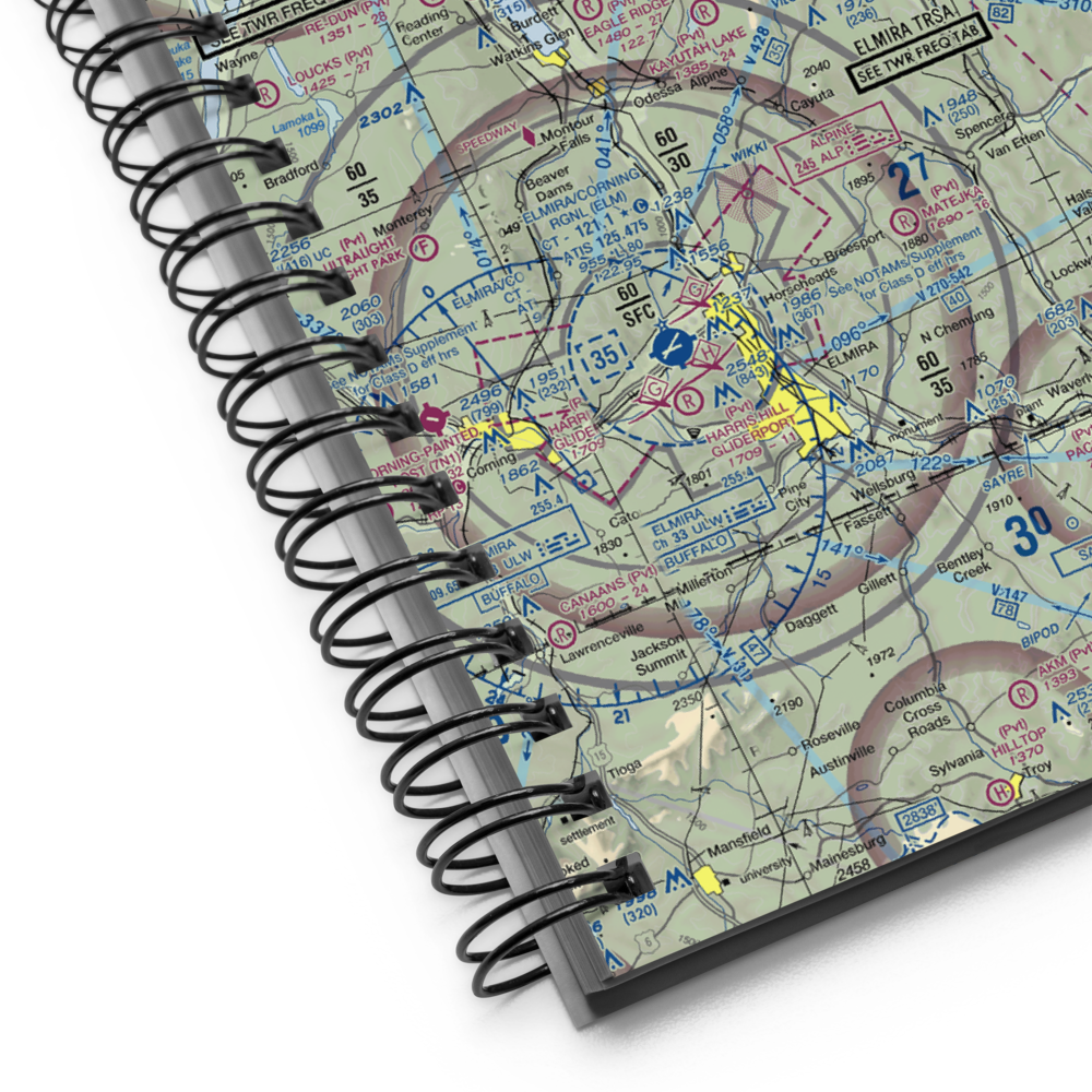 Grund Field (NY55) VFR Sectional Notebook 