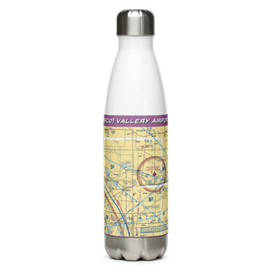 Vallery Airport (89CO) VFR Sectional Water Bottle