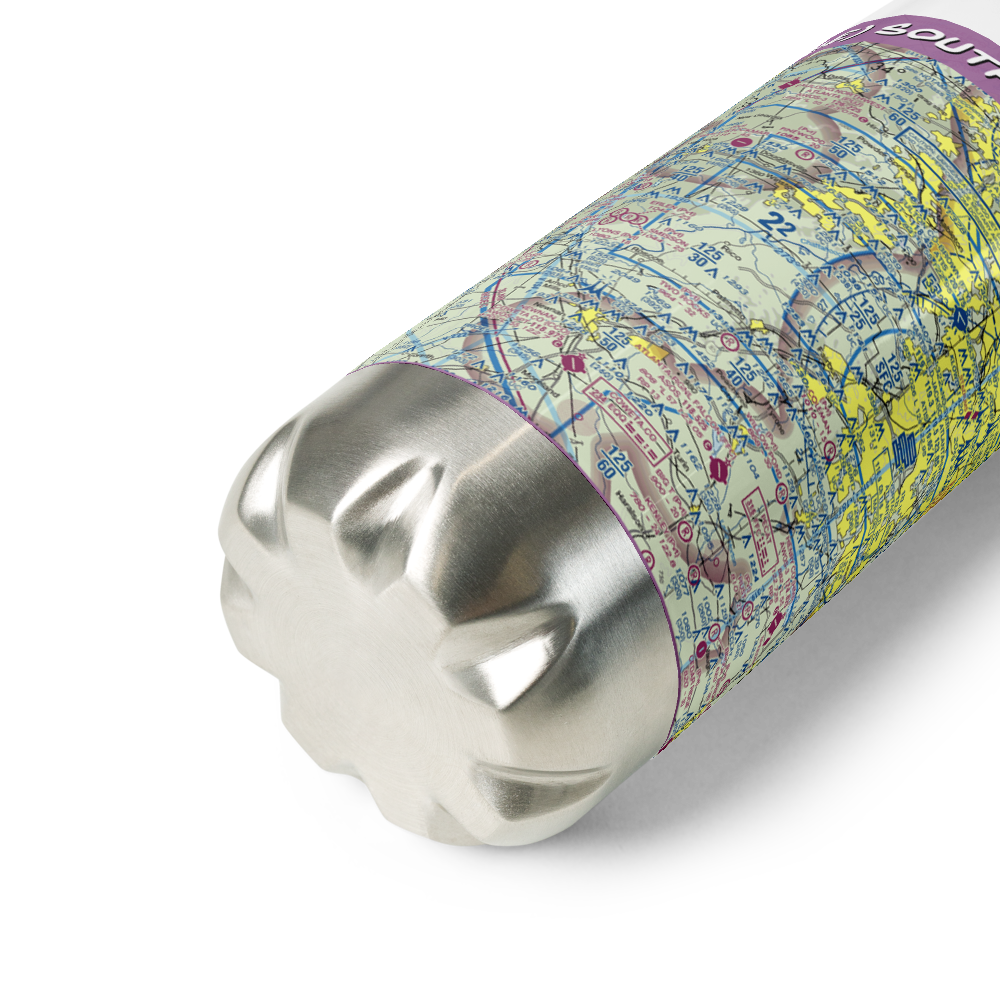 South Fulton Airport (89GE) VFR Sectional Water Bottle 