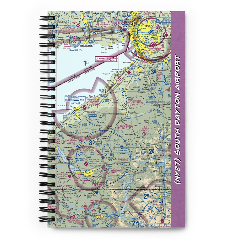 South Dayton Airport (NY27) VFR Sectional Notebook 