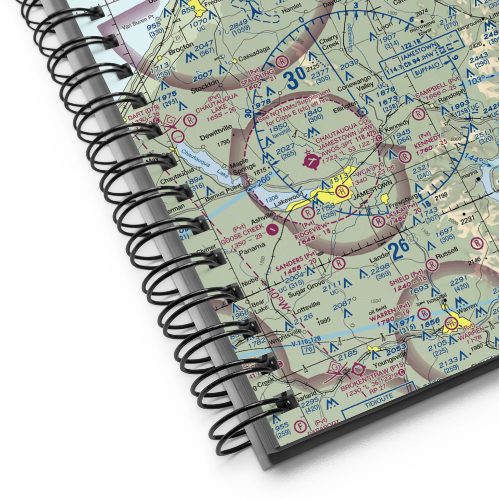 South Dayton Airport (NY27) VFR Sectional Notebook 
