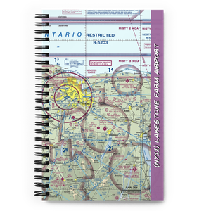Lakestone Farm Airport (NY11) VFR Sectional Notebook