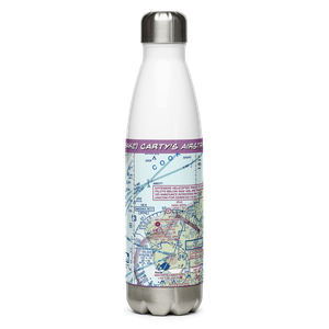 Carty's Airstrip (8AK2) VFR Sectional Water Bottle