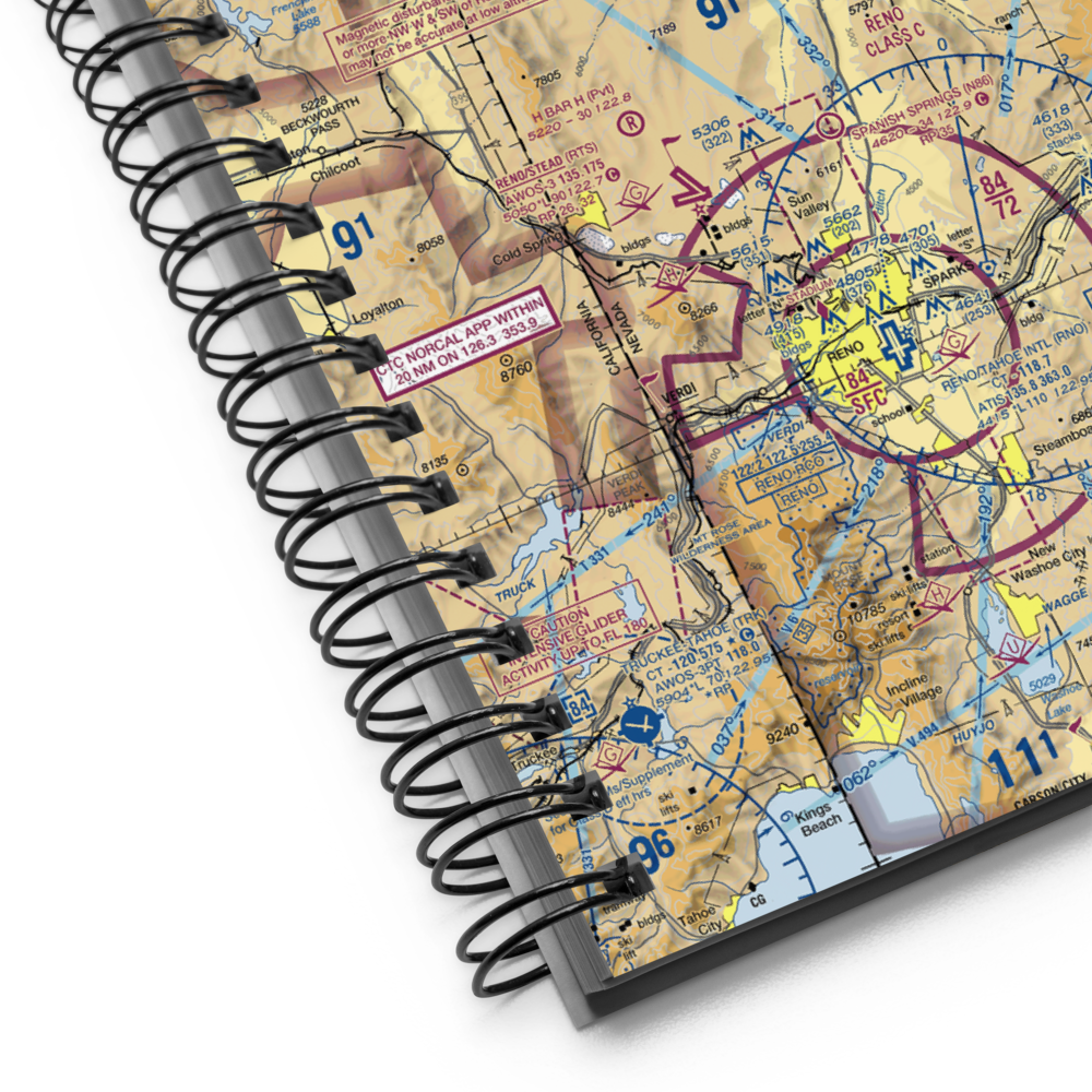 Rolling Thunder Airport (NV96) VFR Sectional Notebook 