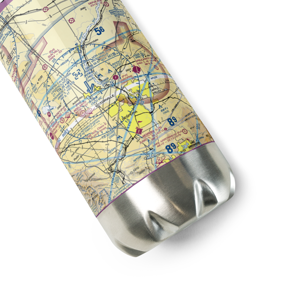 Osborne Airport (8CA0) VFR Sectional Water Bottle 