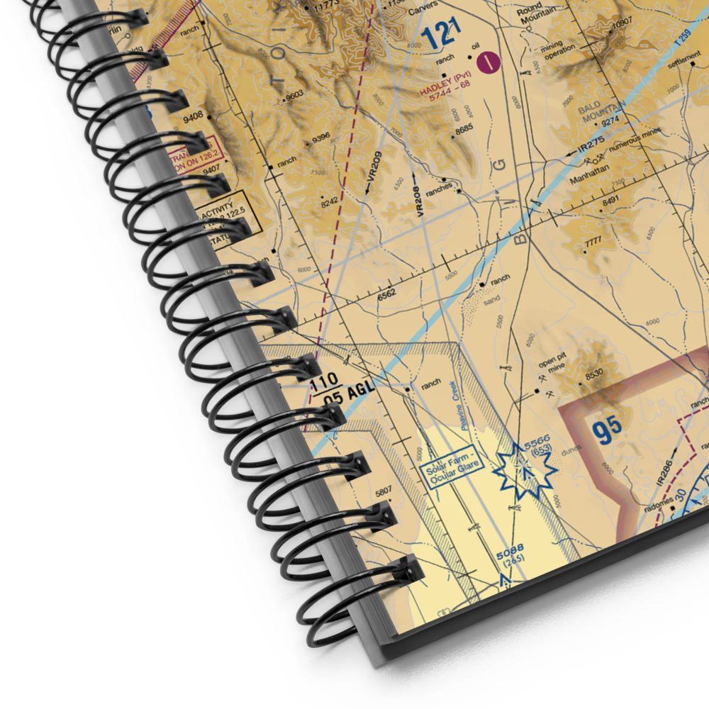Barker Creek Ranch Airstrip (NV31) VFR Sectional Notebook 