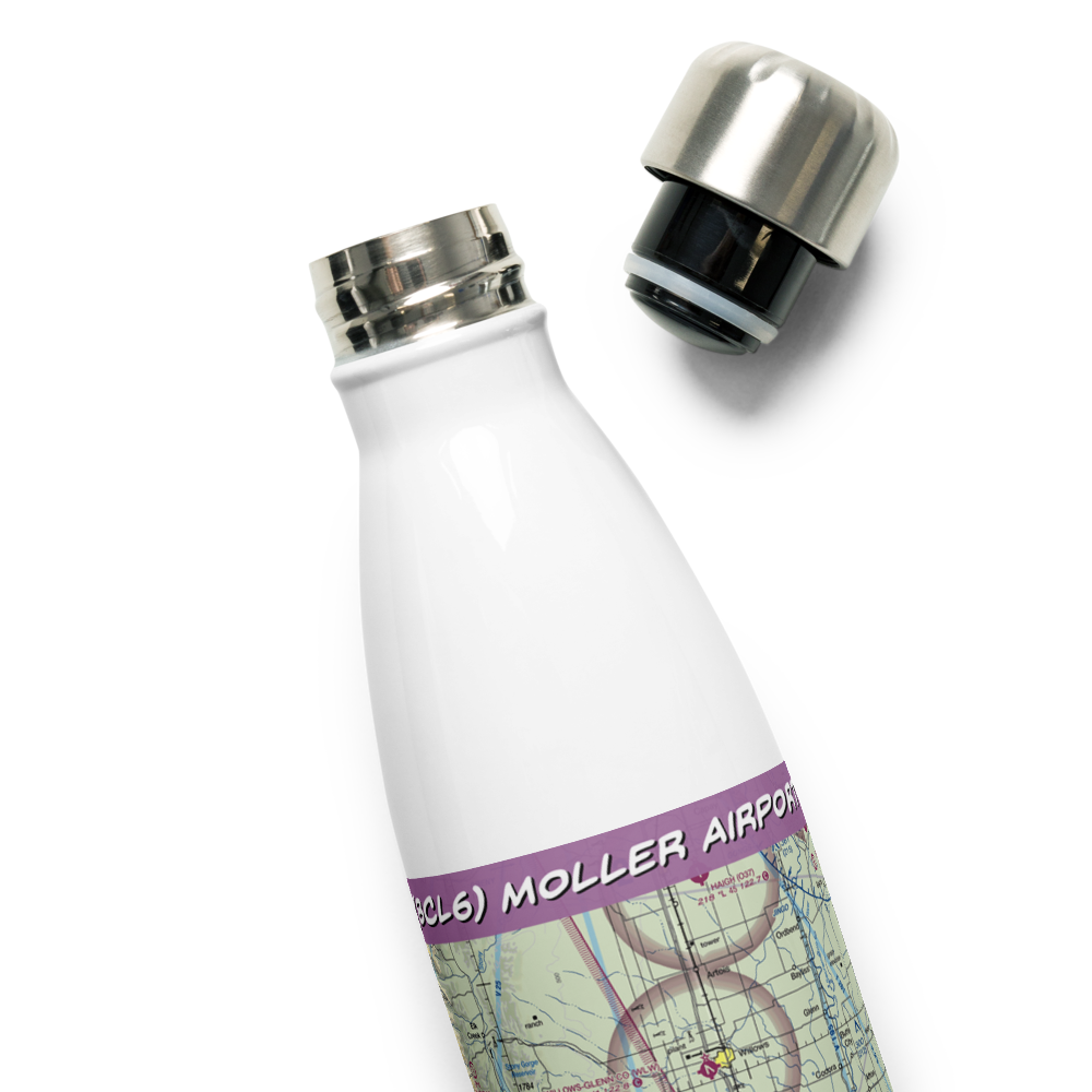 Moller Airport (8CL6) VFR Sectional Water Bottle 