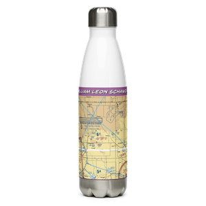 William Leon Schawo Airport (8CO2) VFR Sectional Water Bottle