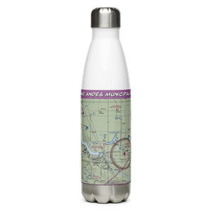 Lake Andes Municipal Airport (8D8) VFR Sectional Water Bottle
