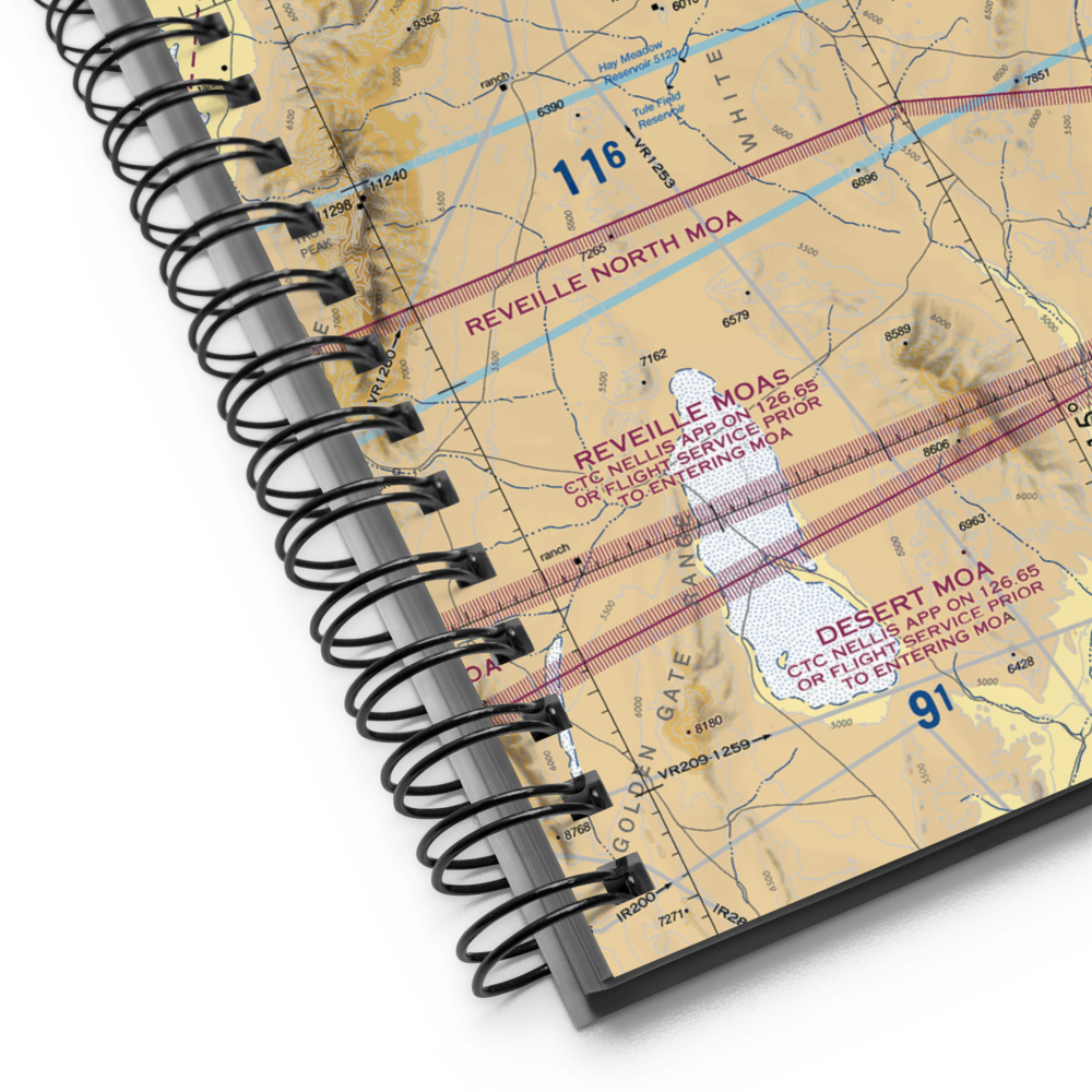 Sunnyside/Kirch Wildlife Mgmt Area Airport (NV07) VFR Sectional Notebook 