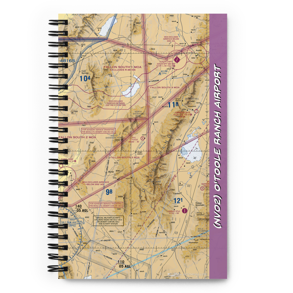 O'Toole Ranch Airport (NV02) VFR Sectional Notebook 