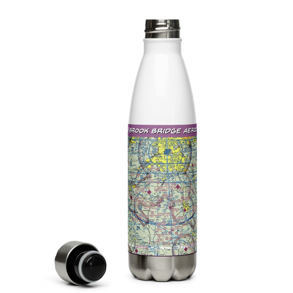 Brook Bridge Aerodrome (8GA9) VFR Sectional Water Bottle 