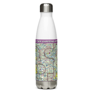 Twin Gardens Airport (8IL1) VFR Sectional Water Bottle