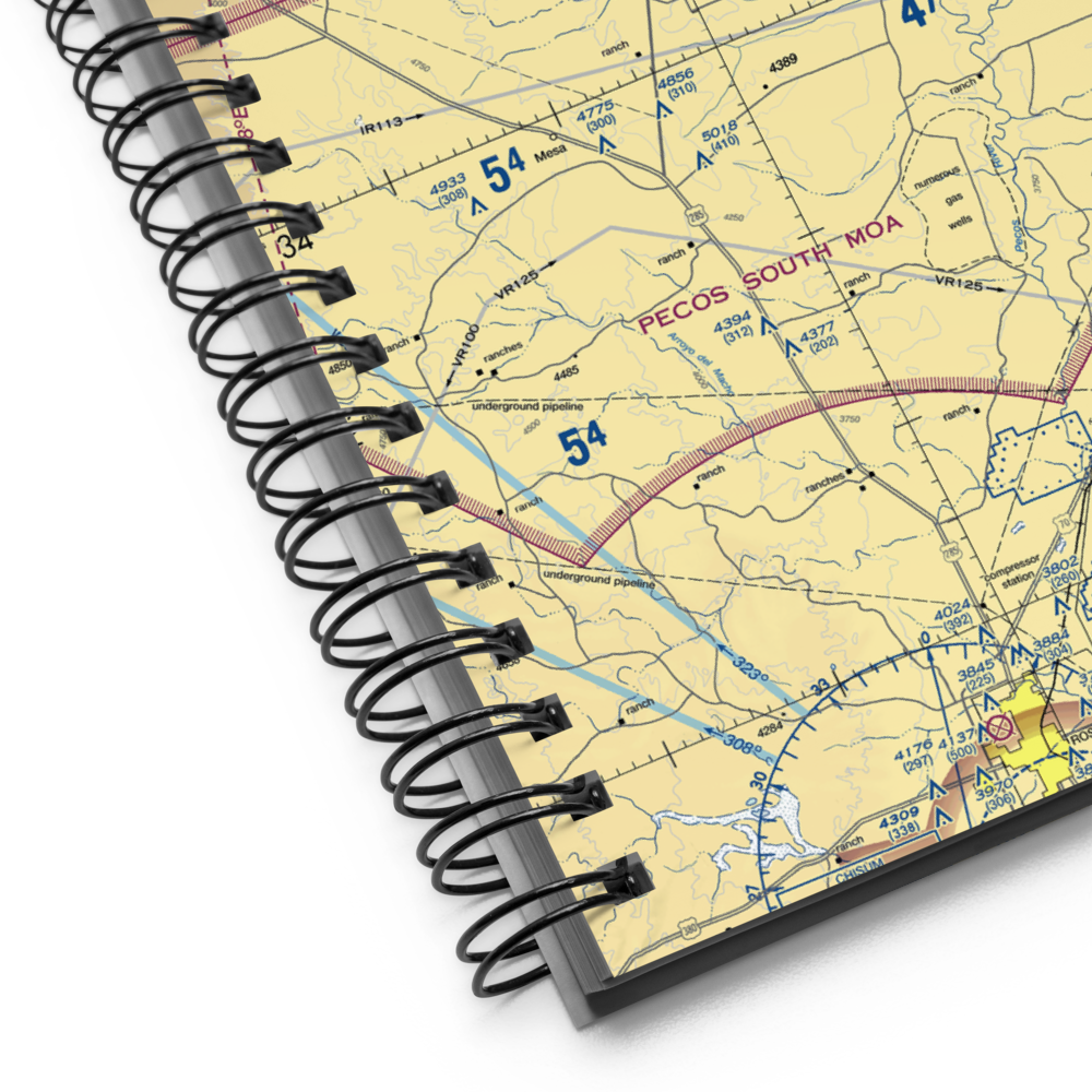 Double V Ranch Airport (NM38) VFR Sectional Notebook 