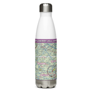 Cherry Hill Airport (8KT8) VFR Sectional Water Bottle