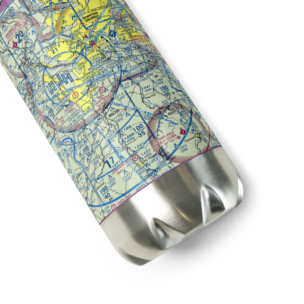 Caintuckee Airport (8KY6) VFR Sectional Water Bottle 