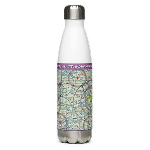 Mattawan Airpark (8MI3) VFR Sectional Water Bottle