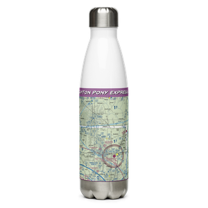 Cayton Pony Express Airport (8MO5) VFR Sectional Water Bottle
