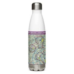 Bean Lake Airport (8MO7) VFR Sectional Water Bottle