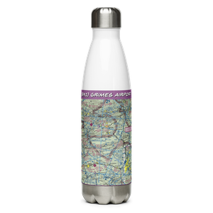 Grimes Airport (8N1) VFR Sectional Water Bottle