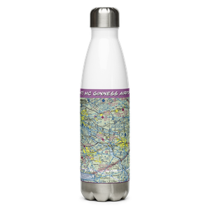 Mc Ginness Airport (8N7) VFR Sectional Water Bottle
