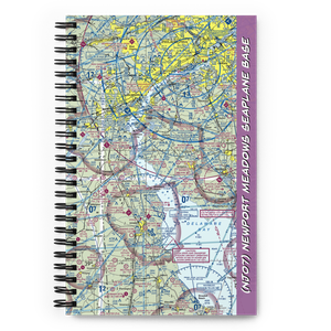 Newport Meadows Seaplane Base (NJ07) VFR Sectional Notebook
