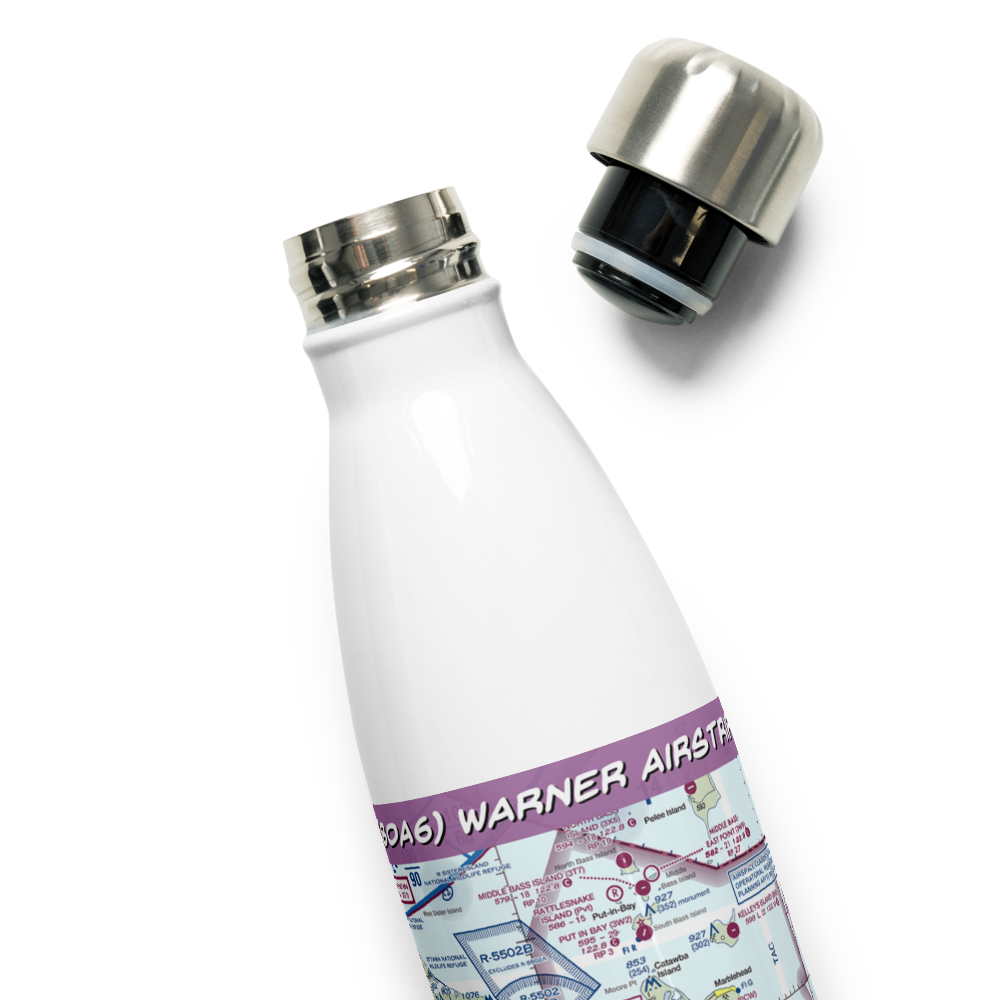 Warner Airstrip (8OA6) VFR Sectional Water Bottle 